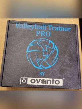 Vans Black Box with Blue Volleyball Trainer PRO Graphics